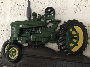 Boerendesign kapstok met landbouwtrekker, John Deere